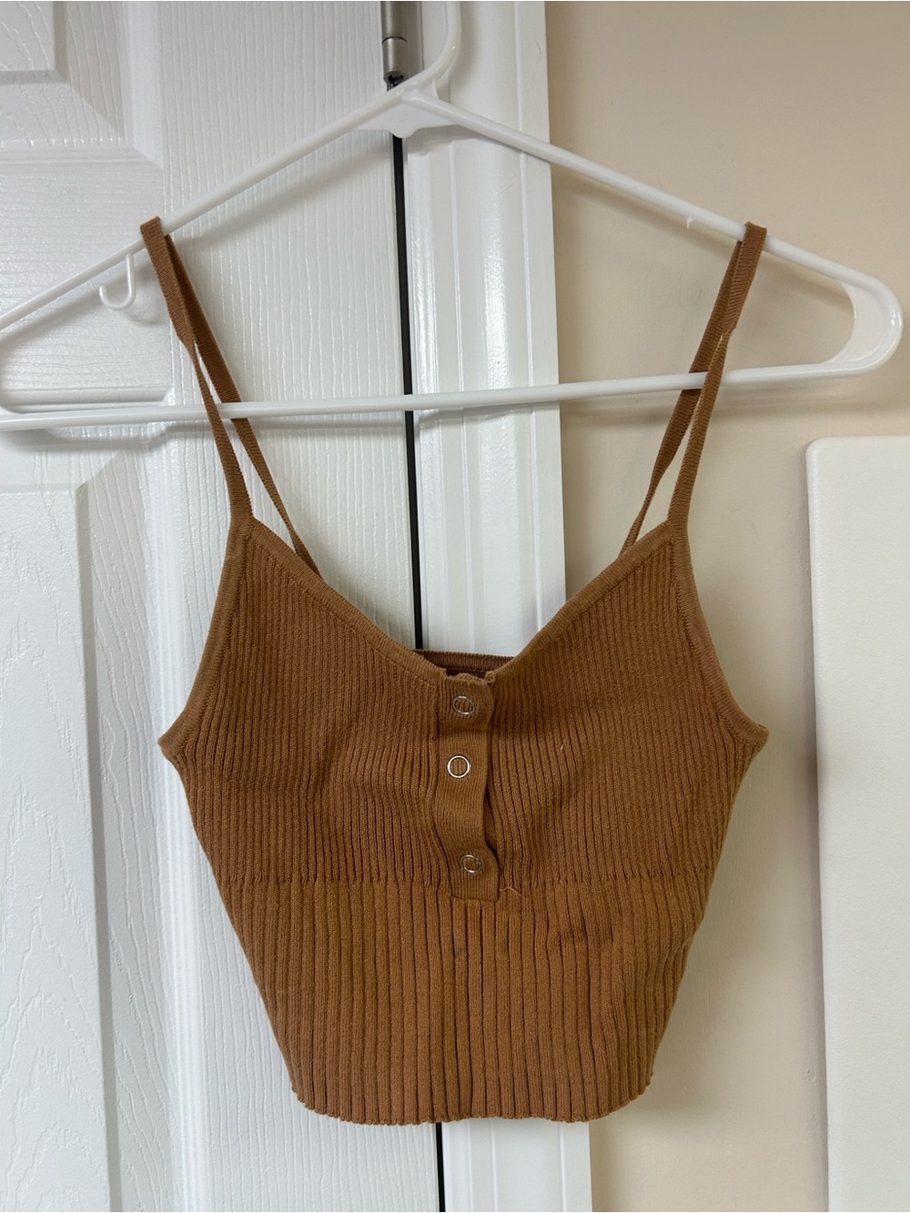 Kendall & Kylie Ribbed Cropped Cami